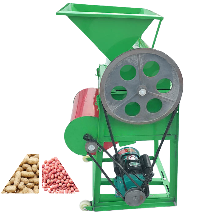 Agriculture Farming Process - 고효율 및 빠른 땅콩 탈곡기 농장